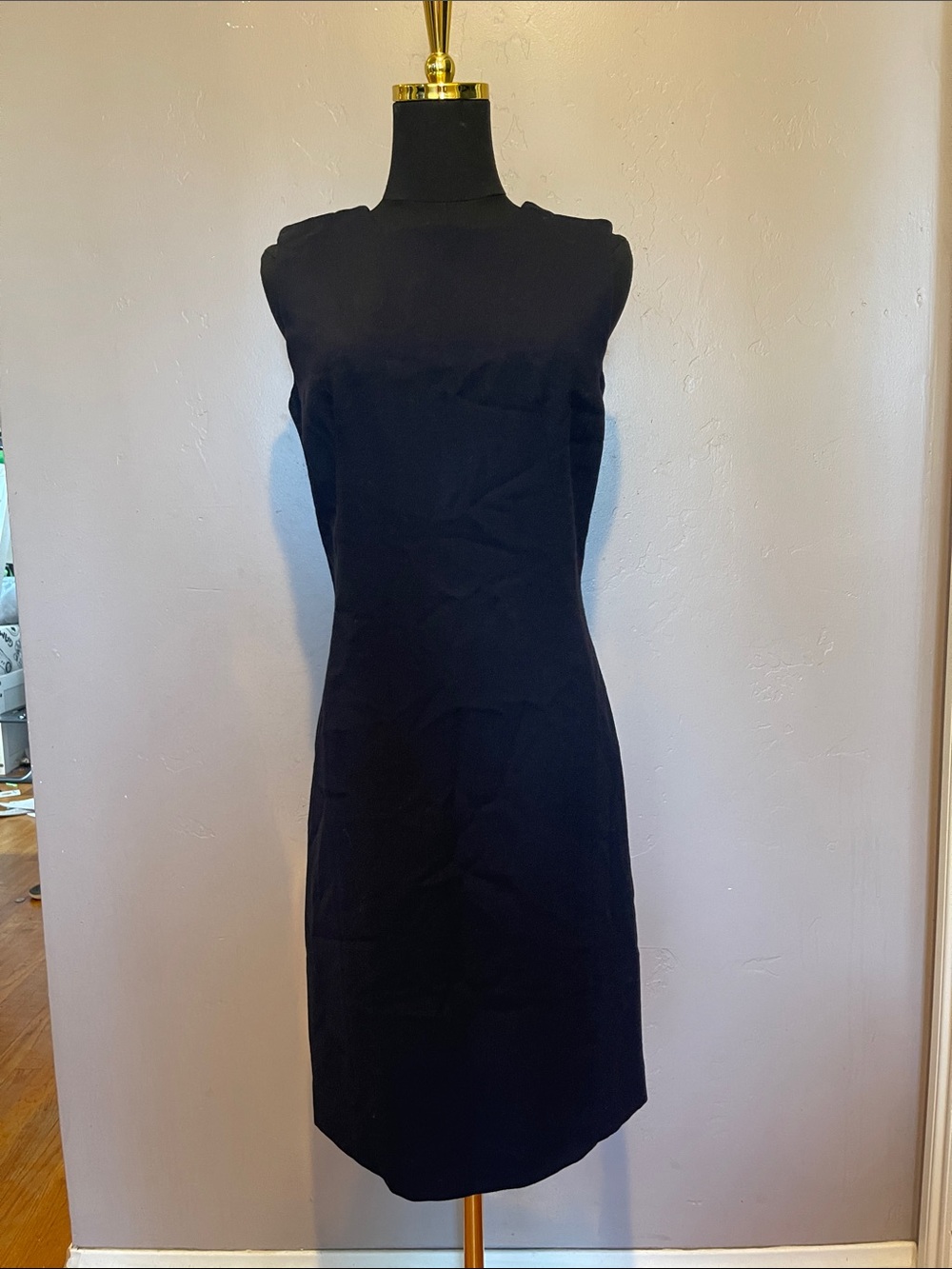 VTG Georgiou Studio Navy Sheath Dress NWT Deadstock 90s